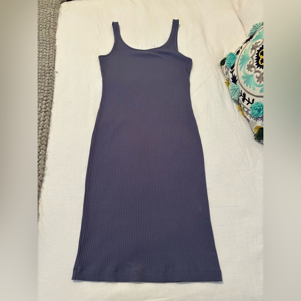 Aritzia Wilfred Murdock Tank Dress in Encore Blue size Medium